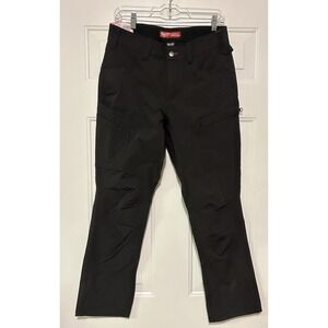 Milwaukee FreeFlex Mens Black Straight Fit Work Pants 30x30 M651 Stretch Utility